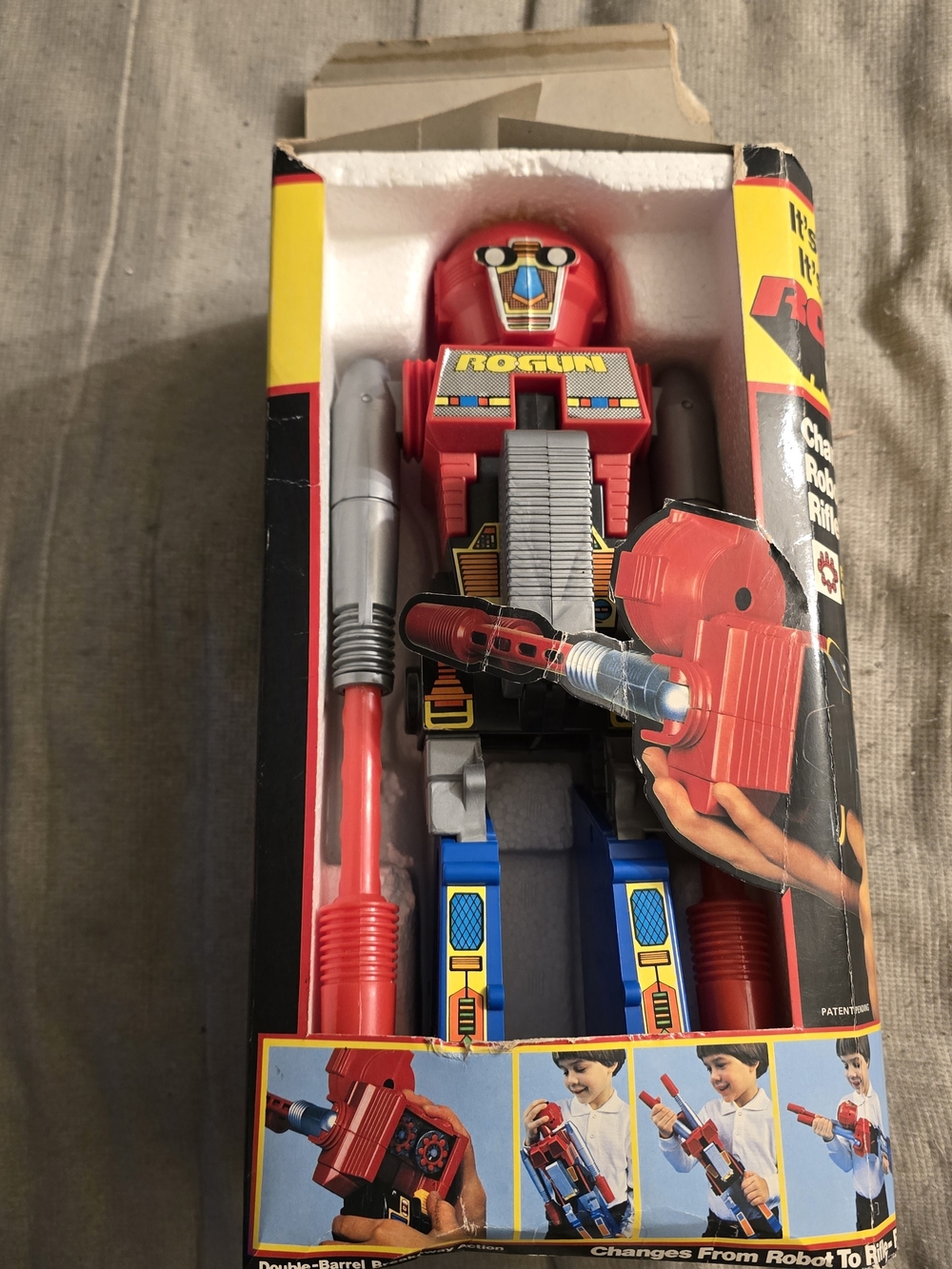 Red Transforming Robot Toy - Kids Toy